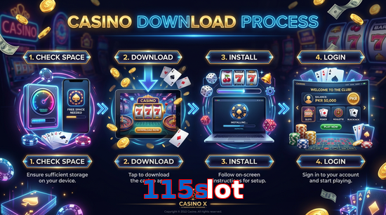 Game list for 115Slot download section